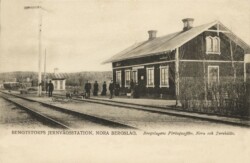 Foto: Sune Wendelsson. Vykort - Bengtstorps station